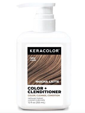 NEW Keracolor MOCHA LATTE Color + Clenditioner 3-in-1 Color-Depositing Condition